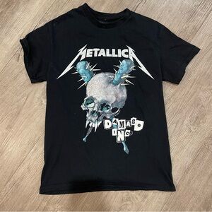 Metallica M72 Tour in Detroit Black Graphic T-Shirt